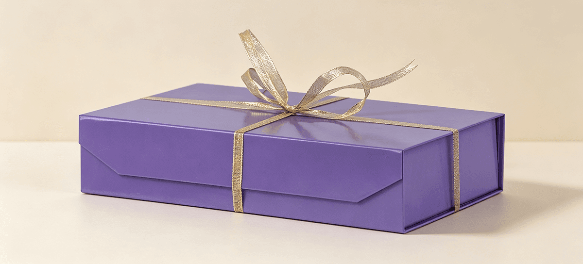 Custom Purple Gift Box for Premium Presentation