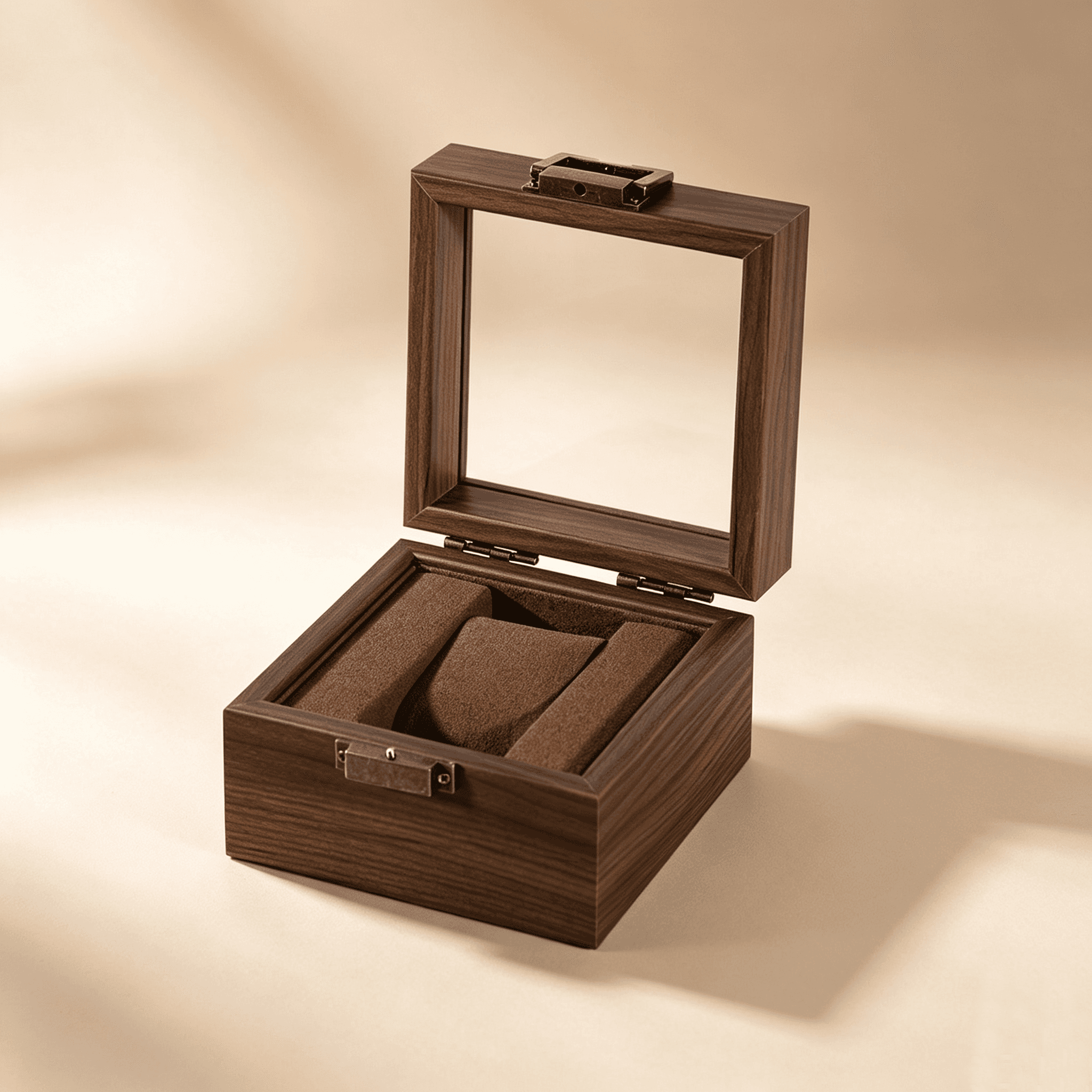 Single Slot Wooden Watch Display Box